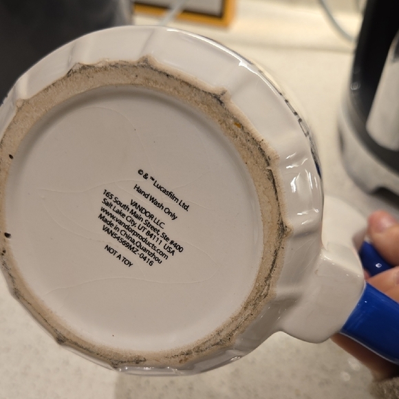 Star Wars R2-D2 Mug with Blue and Gray Accents, GUC, Lid, Iconic, Novelty - Picture 6 of 7